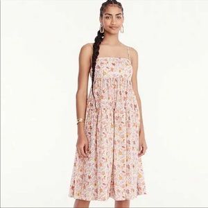 New Womens size 4 J.Crew tiered floral dress in Liberty print